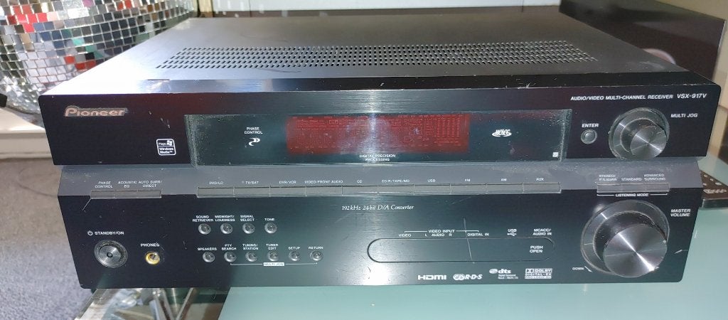 Pioneer VSX-917V-K AV-receiver, Ophalen, Gebruikt, Pioneer, 120 watt of meer