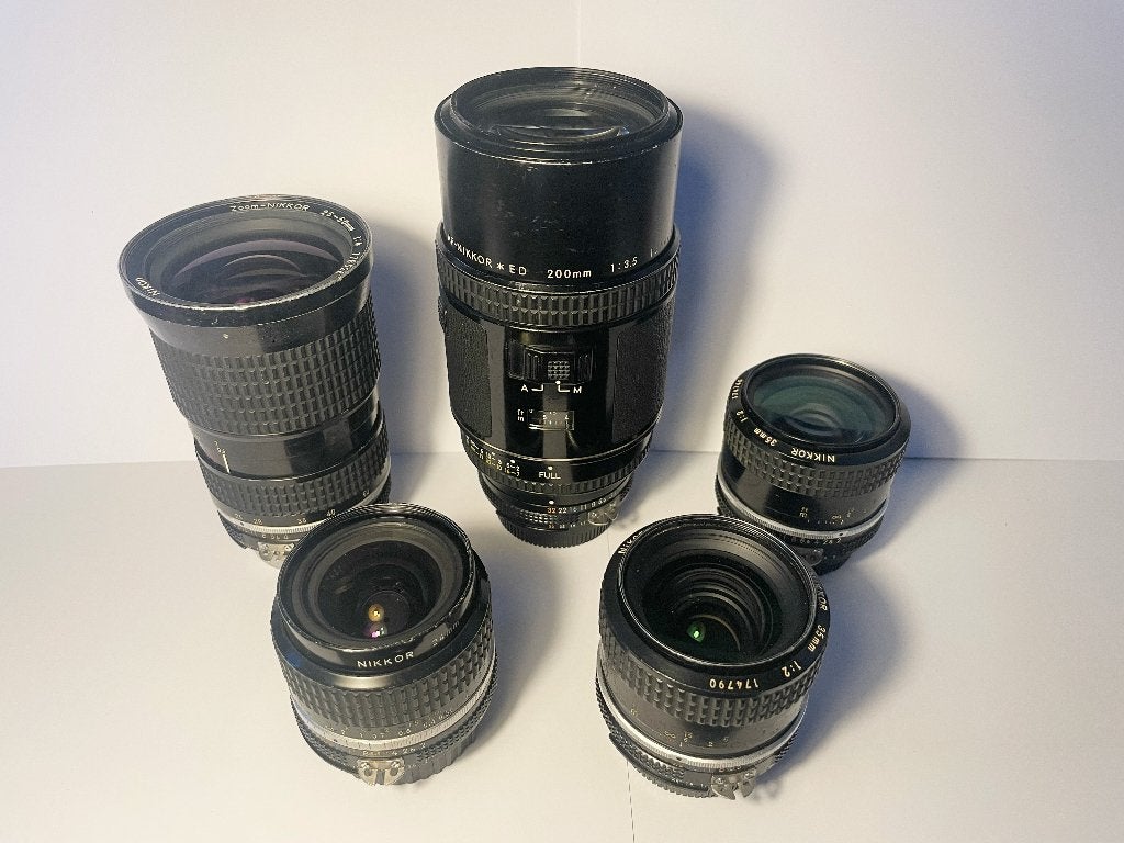 Nikon Nikkor Analoge Full Frame Ai Vintage Lenzen, Gebruikt, Handmatige focus, Overige typen, Nikon
