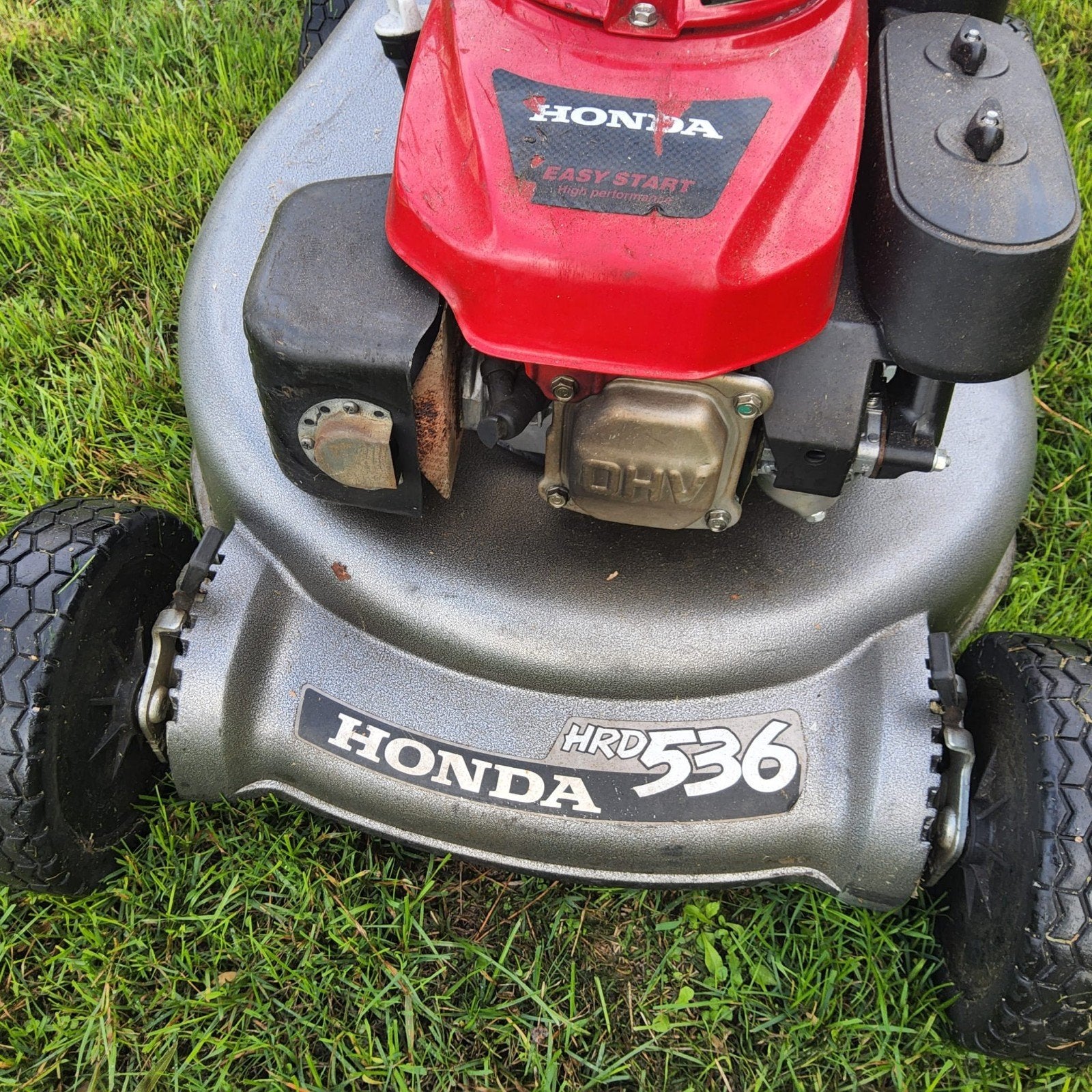 U.Honda HRD 536 Benzine Grasmaaier -, Tuin en Terras, Ophalen, Cirkelmaaier, Honda, Gebruikt