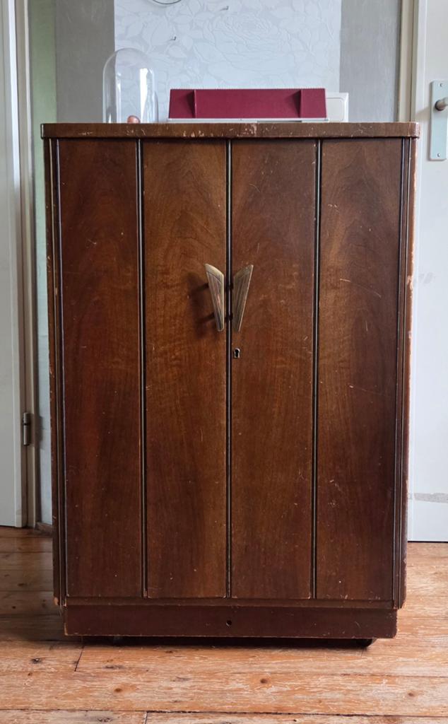 Tv kast Vintage mid century jaren 60, Antiek en Kunst, Ophalen