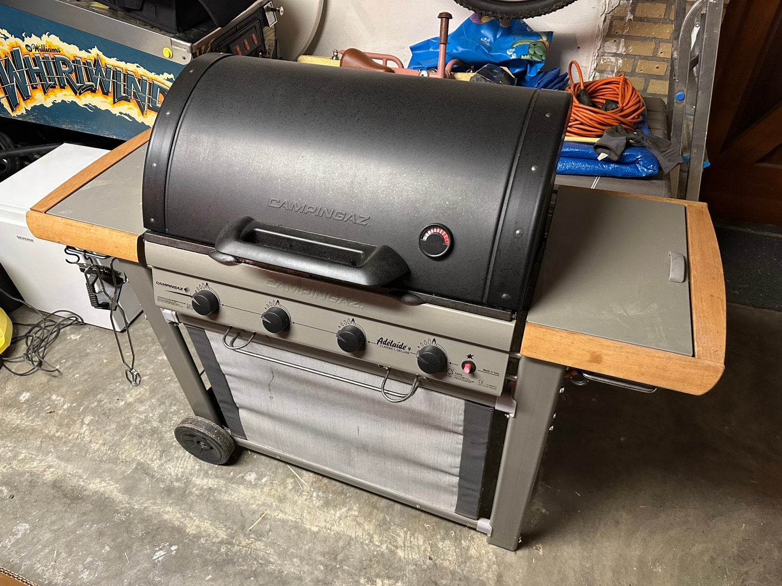 Campingaz BBQ (gas), Ophalen, Gebruikt