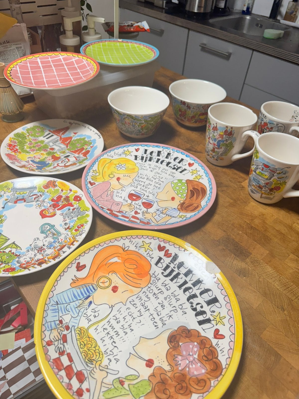 Blond Amsterdam servies, Gebruikt, Ophalen of Verzenden, Modern, Aardewerk