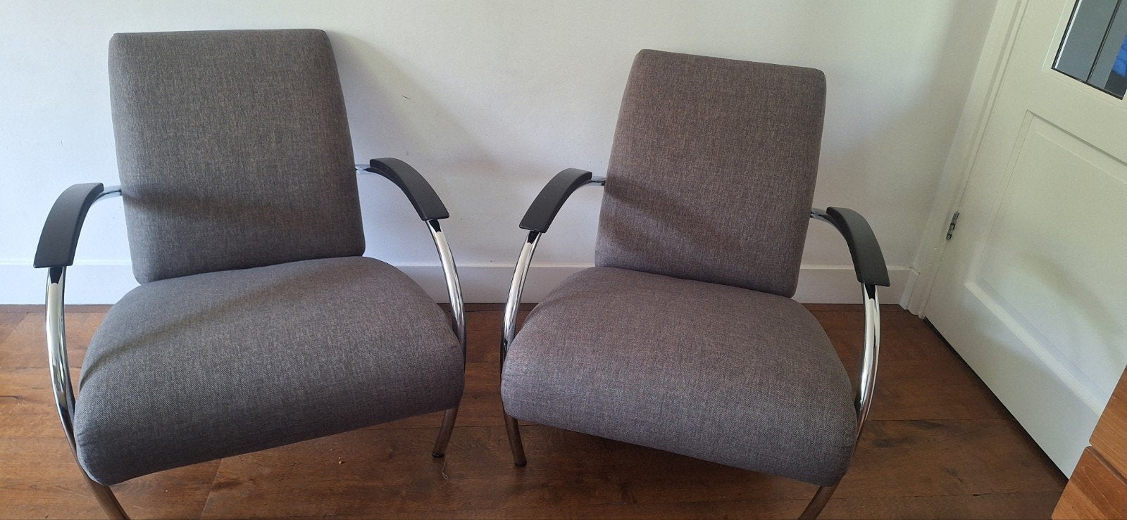 Gelderland fauteuil 5470 design jan des bouvrie als nieuw 2x, Ophalen, 75 tot 100 cm, Zo goed als nieuw, Stof