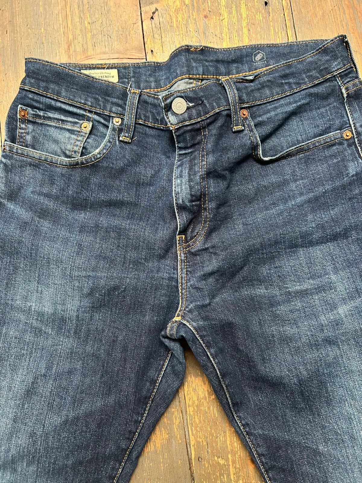 Levi’s 512 Jeans/  spijkerbroek maat 33/ 32, Ophalen of Verzenden, Gedragen, Blauw, W32 (confectie 46) of kleiner