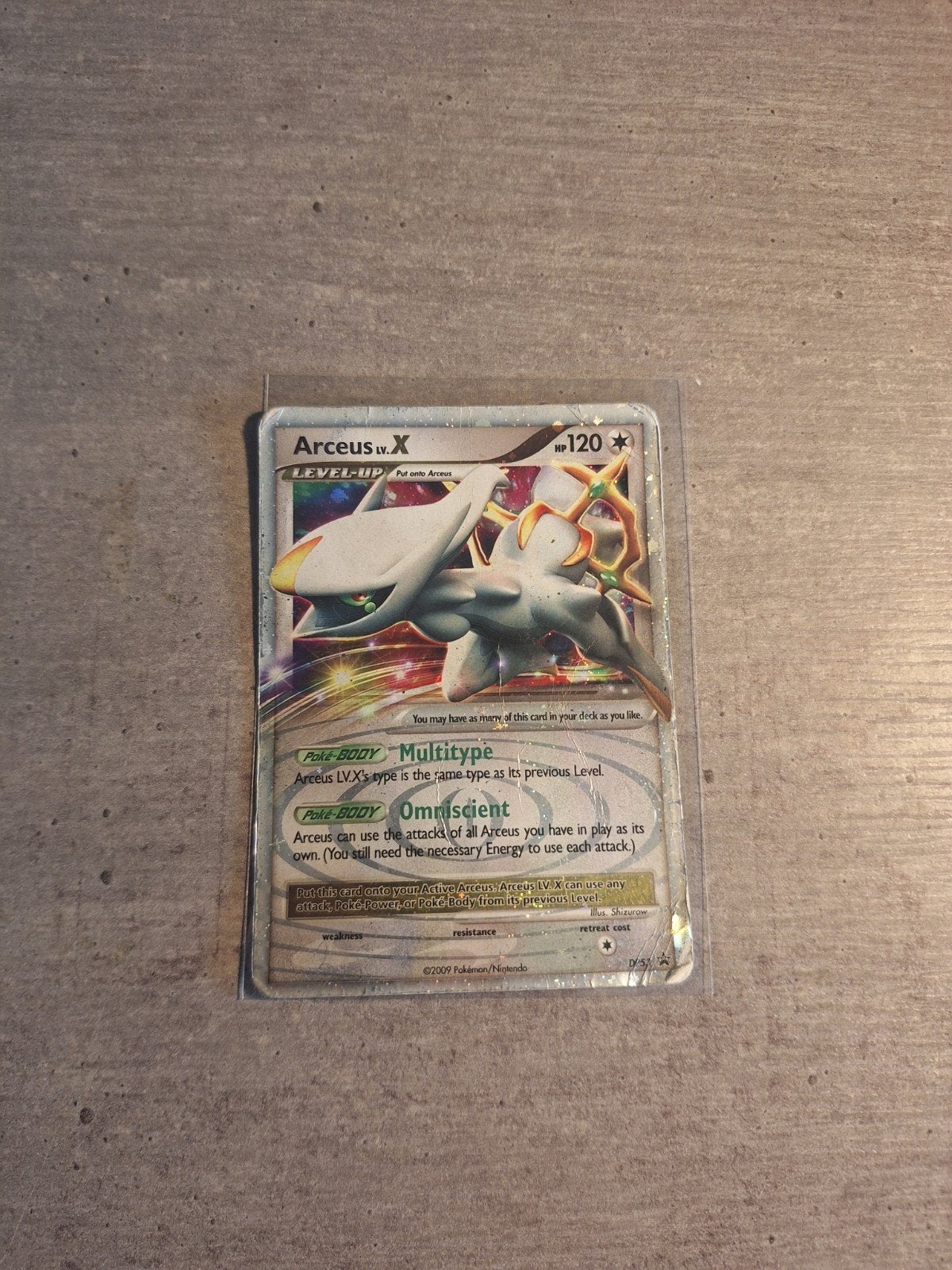Pokémon Kaart Arceus LV.X (DP53) - Holo Rare, Hobby en Vrije tijd, Verzamelkaartspellen | Pokémon, Ophalen of Verzenden, Gebruikt