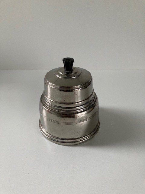 Art Deco tabakspot metaal bakeliet knop ca. 1930, Antiek en Kunst, Antiek | Koper en Brons, Ophalen of Verzenden