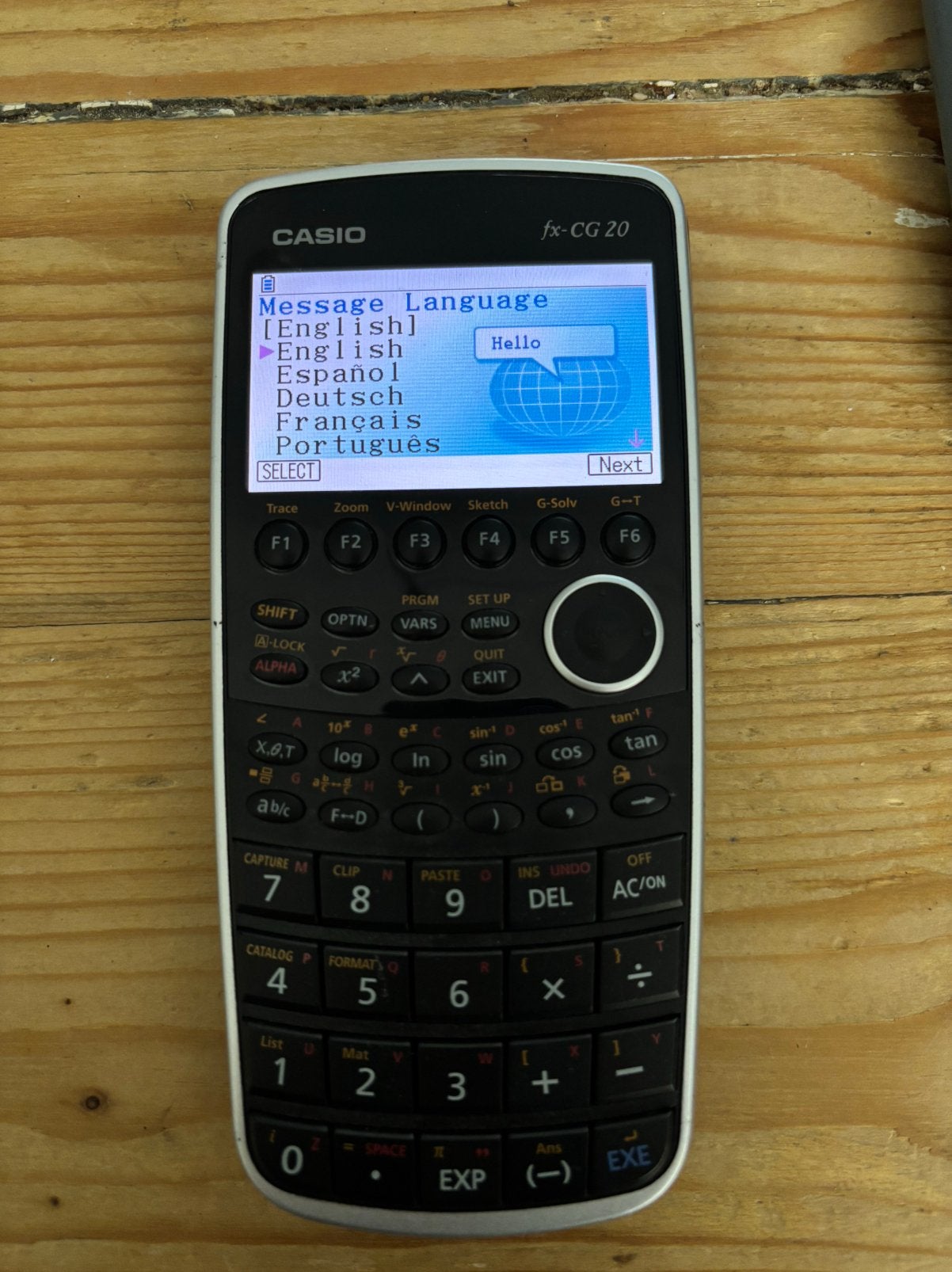 Grafische rekenmachine Casio fx-CG 20, Ophalen of Verzenden, Grafische rekenmachine, Gebruikt