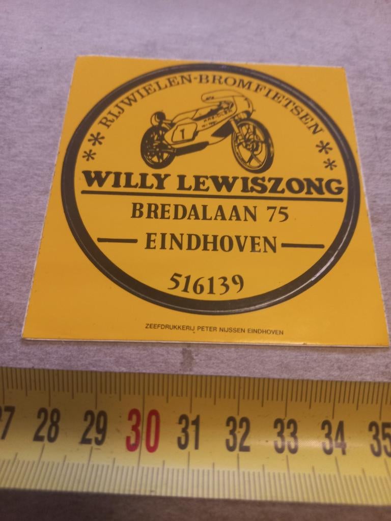 Brom fiets willy lewiszong eindhoven kreidler, Ophalen of Verzenden, Zo goed als nieuw