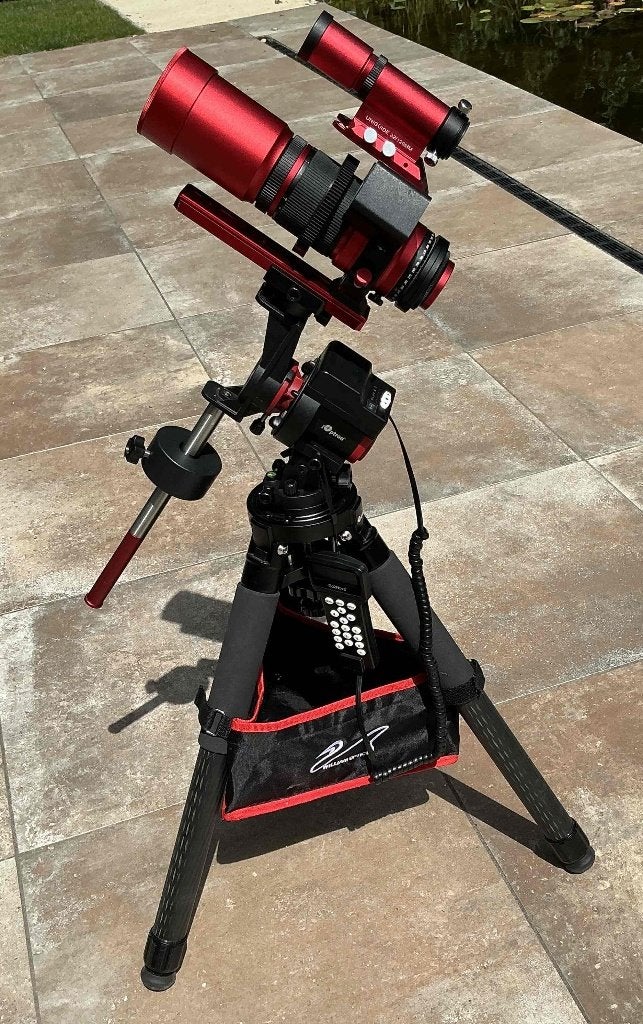 RedCat51Gen 1 en IOptron SkyguiderPro Ipolar apart of samen, Ophalen, Gebruikt, Lenzentelescoop (refractor), Met statief