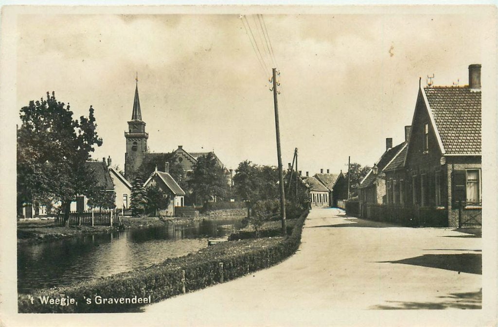 701-353-027 s Gravendeel t Weegje, Verzenden, Voor 1920, Zuid-Holland