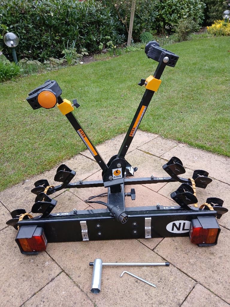 Fietsendrager spinder hawk, Auto diversen, Fietsendragers, Ophalen, 2 fietsen, Gebruikt, Trekhaakdrager