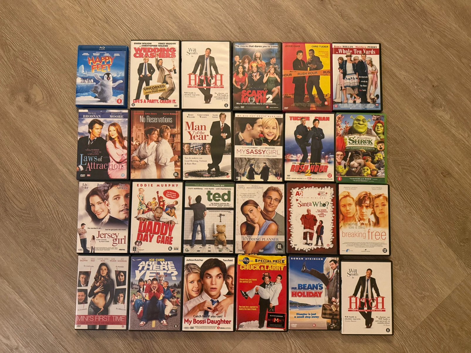 Diverse DVD’s (romantische) comedy, Alle leeftijden, Ophalen of Verzenden, Zo goed als nieuw, Romantische komedie