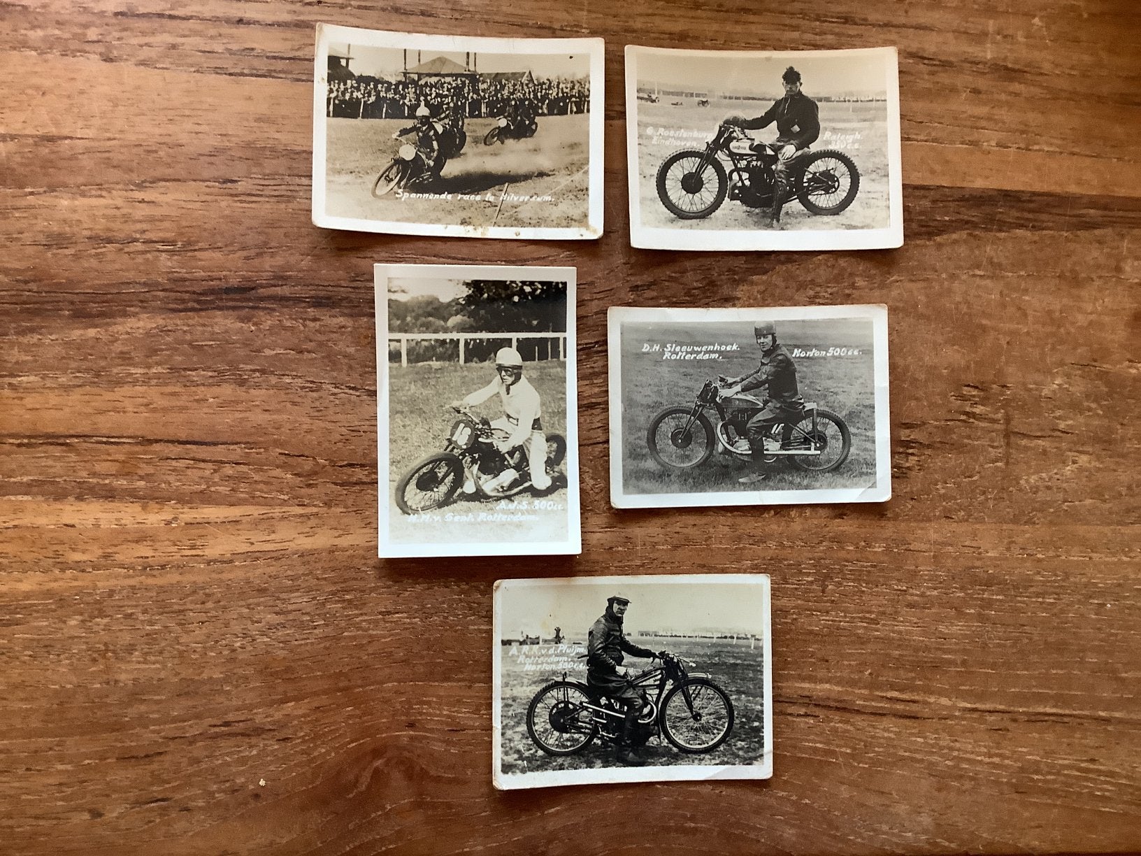 Oude sportplaatjes Motorracen, Verzamelen, Ophalen of Verzenden, Gebruikt, Overige sporten