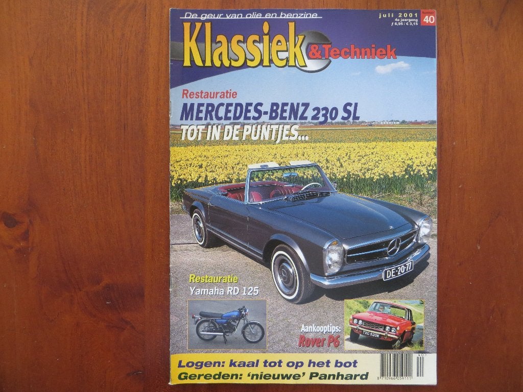 Klassiek & Techniek 40 Mercedes-Benz 230 SL (Pagode), Rover, Ophalen of Verzenden, Nieuw, Mercedes