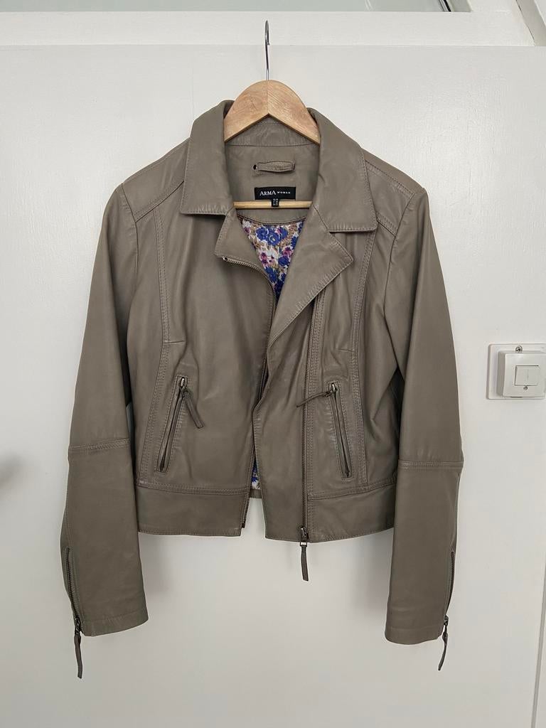 Leren jack ARMA / mt. 36 - ALS NIEUW!, Kleding | Dames, Jasjes, Kostuums en Pakken, Ophalen of Verzenden, Gedragen, Maat 36 (S)