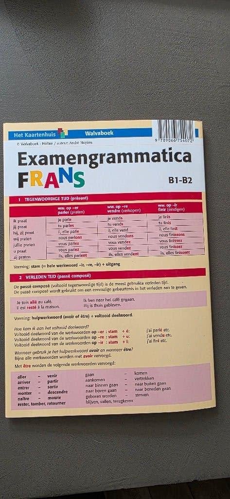 Examengrammatica Frans havo/vwo B1-B2 Walvaboek, Ophalen of Verzenden, Zo goed als nieuw