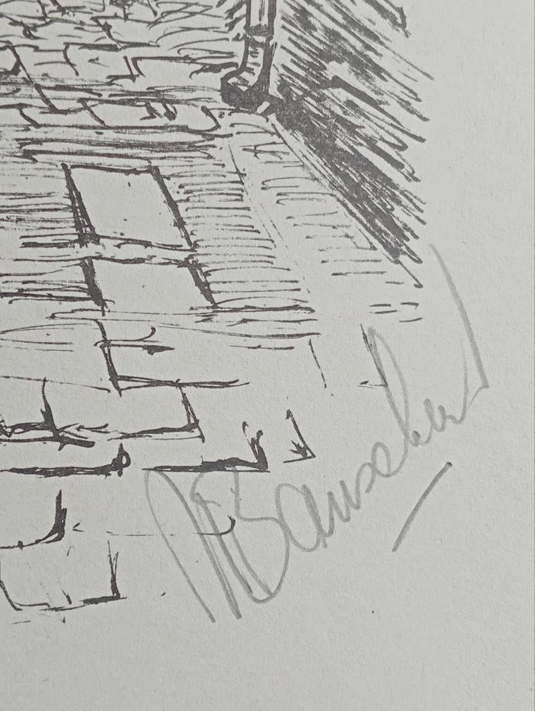 Lithografie gesigneerd, Ophalen of Verzenden