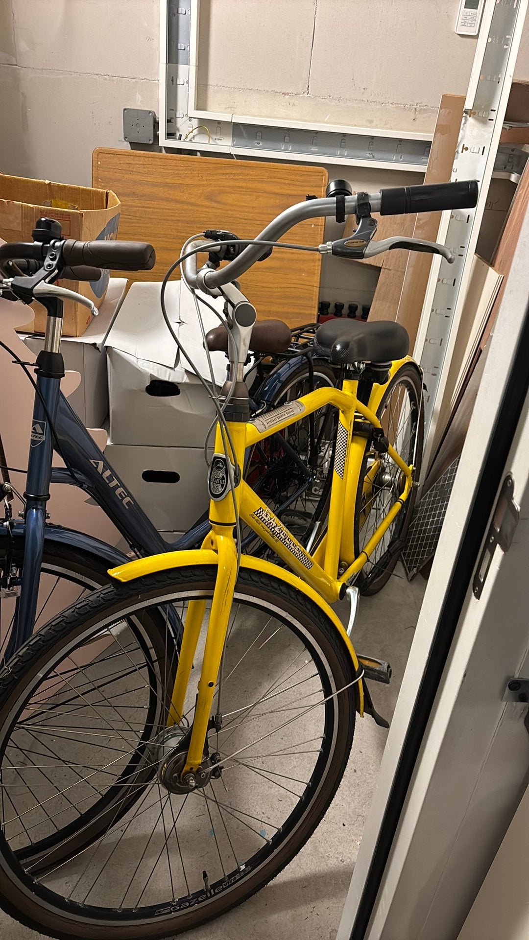 Gele herenfiets, Minder dan 10 versnellingen, Aluminium, Zo goed als nieuw, Ophalen