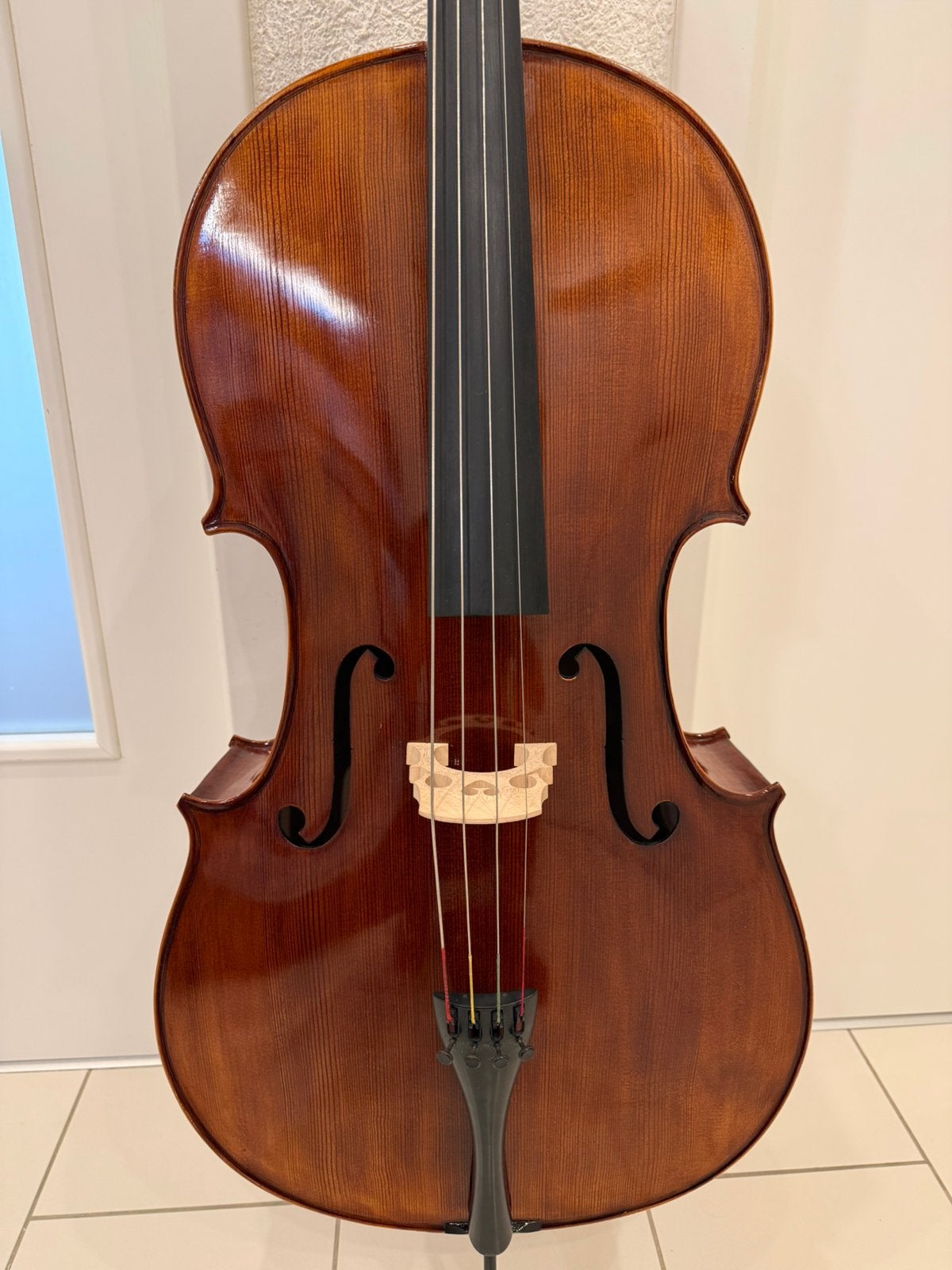 Cello Violoncello Oude Cello 4/4 ALBERT CARL MÜLLER 1979, Ophalen of Verzenden, Gebruikt, 4/4-cello, Met koffer