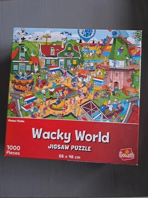 Jigsaw Puzzel Wacky World 1000 stukjes, Ophalen, 500 t/m 1500 stukjes, Zo goed als nieuw, Legpuzzel