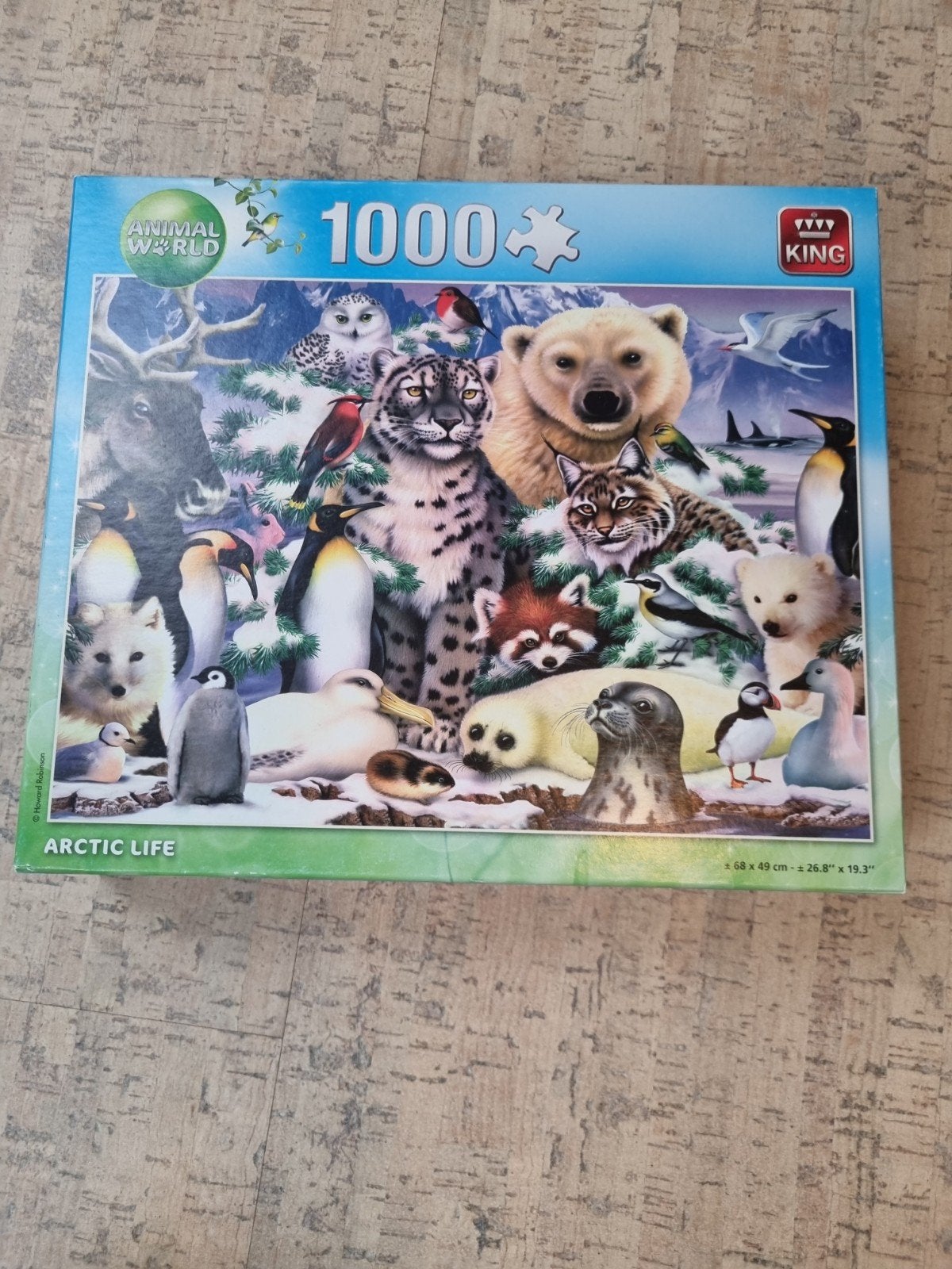 Dierenpuzzel 1000 stukjes, Ophalen, 500 t/m 1500 stukjes, Zo goed als nieuw
