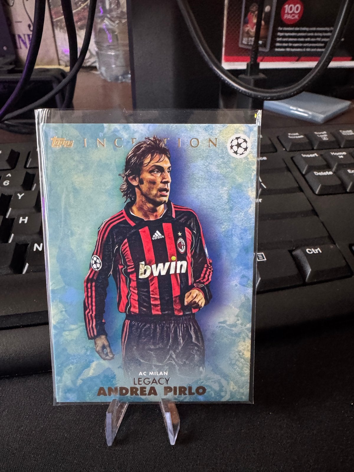 Andrea Pirlo AC Milan Legacy Topps Inception, Verzamelen, Ophalen of Verzenden, Zo goed als nieuw, Buitenlandse clubs, Spelerskaart