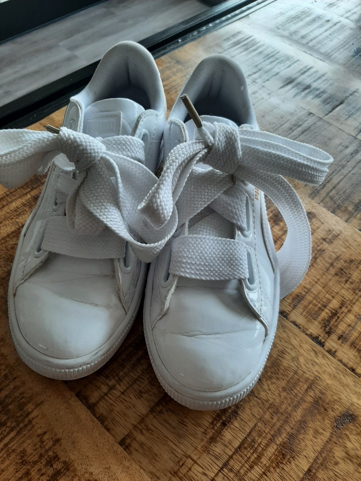 Mooie puma s adidas newbalance maat 38 25,00 pp, Ophalen, Puma, Wit, Sneakers of Gympen