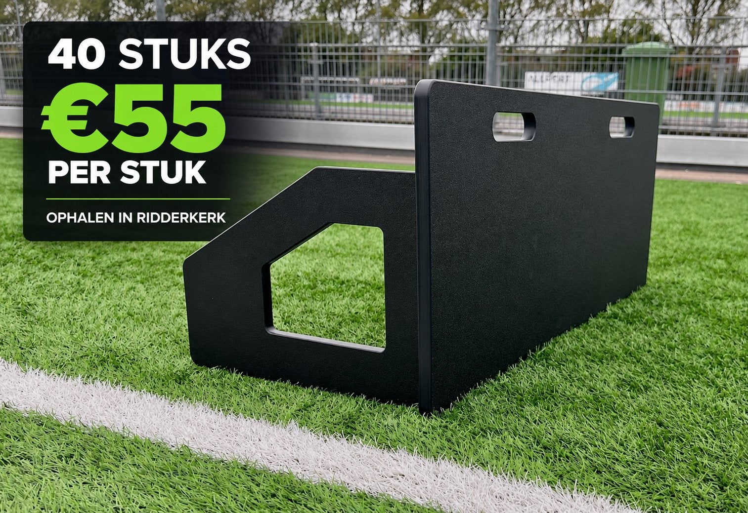 Voetbal rebounder / trainingsmuur - 40 stuks, Maat XL, Ophalen, Gebruikt, Overige typen