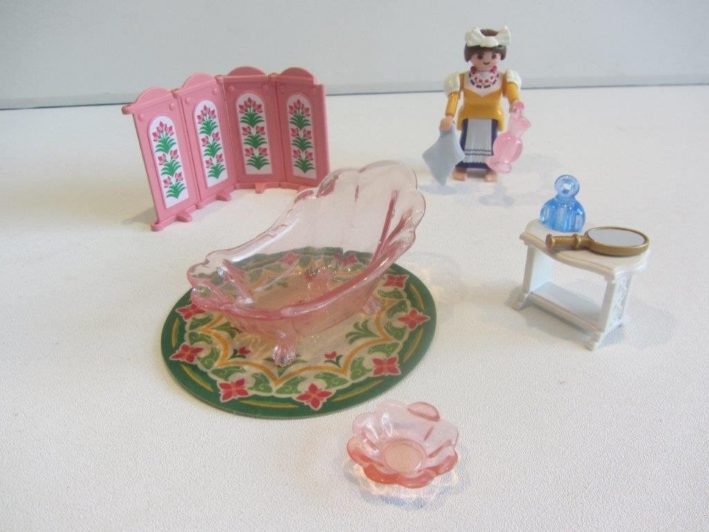 Playmobil Koningsbad –4252 badkamer van Koning huishoutster, Ophalen of Verzenden, Gebruikt, Losse onderdelen