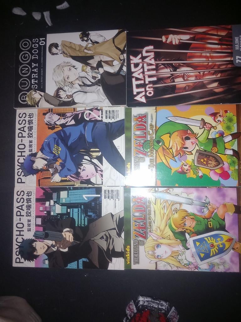 Manga Collectie: Attack on Titan, Psycho-Pass, Zelda, Bungo, Ophalen of Verzenden