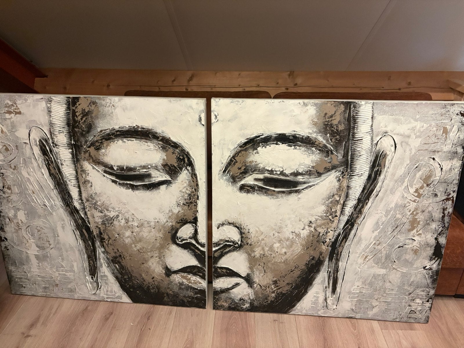 2 luik schilderij, Ophalen