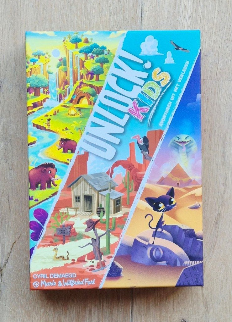 Unlock! Kids. Avonturen uit het Verleden - Bordspel, Hobby en Vrije tijd, Gezelschapsspellen | Bordspellen, Zo goed als nieuw
