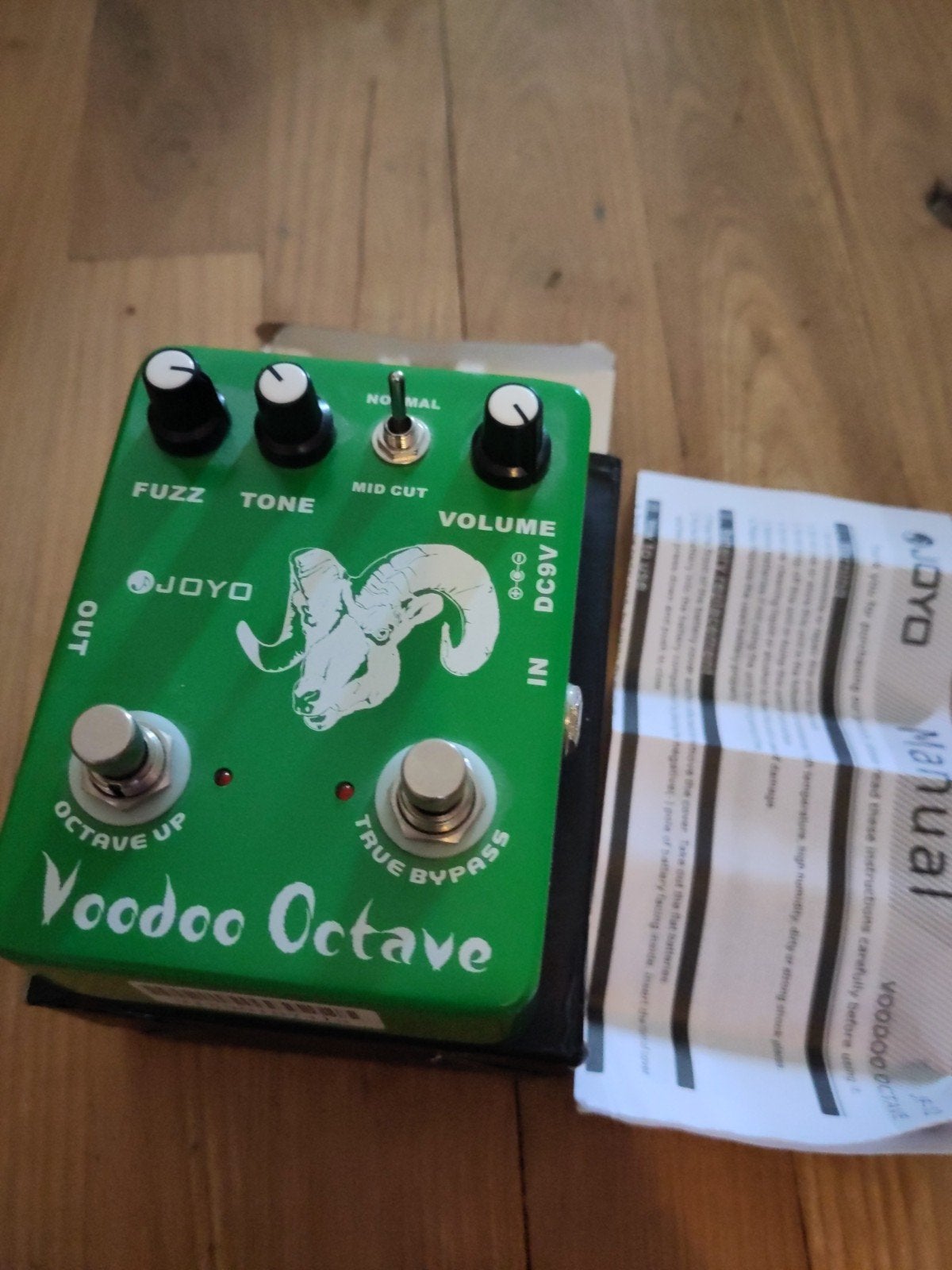 Joyo Voodoo Octave JF-12 Fuzz Octave Pedaal, Ophalen of Verzenden, Zo goed als nieuw, Distortion, Overdrive of Fuzz
