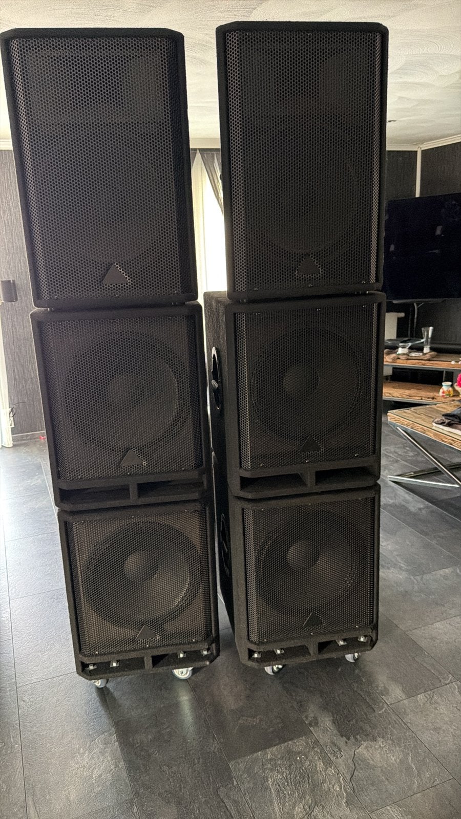 Te huur!, Audio, Tv en Foto, Luidsprekers, Inclusief kabels, Overige typen, Zo goed als nieuw, Ophalen