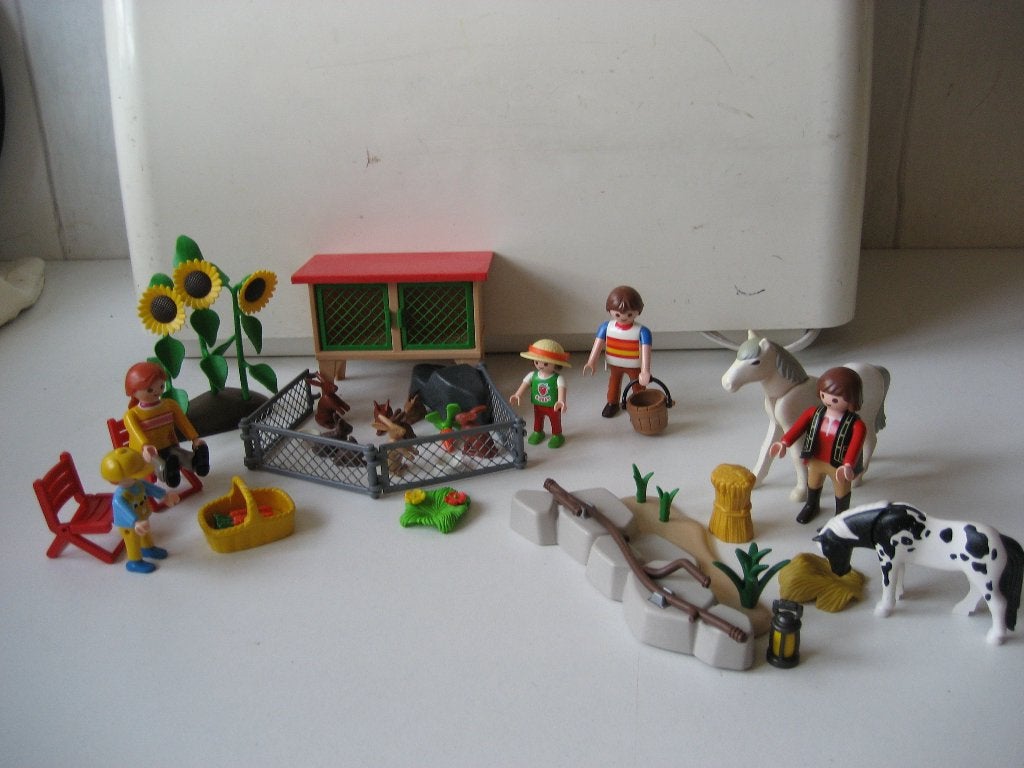 playmobil verzorging van de konijnen paard en pony, Ophalen of Verzenden, Zo goed als nieuw
