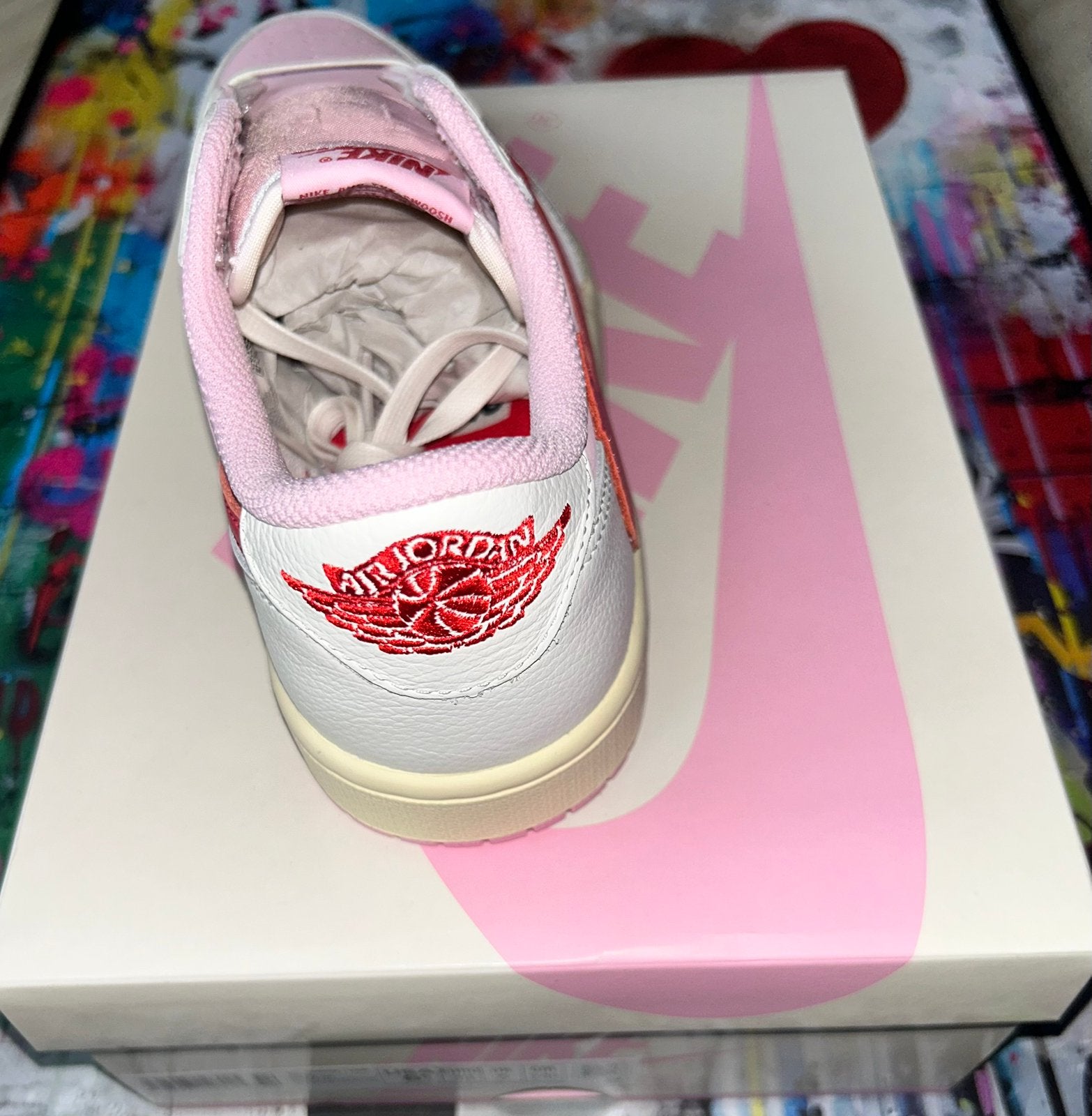 Nike Air Jordan 1 Retro Low Travis Scott Sail Tropical Pink, Nieuw, Ophalen of Verzenden, Sneakers of Gympen, Roze