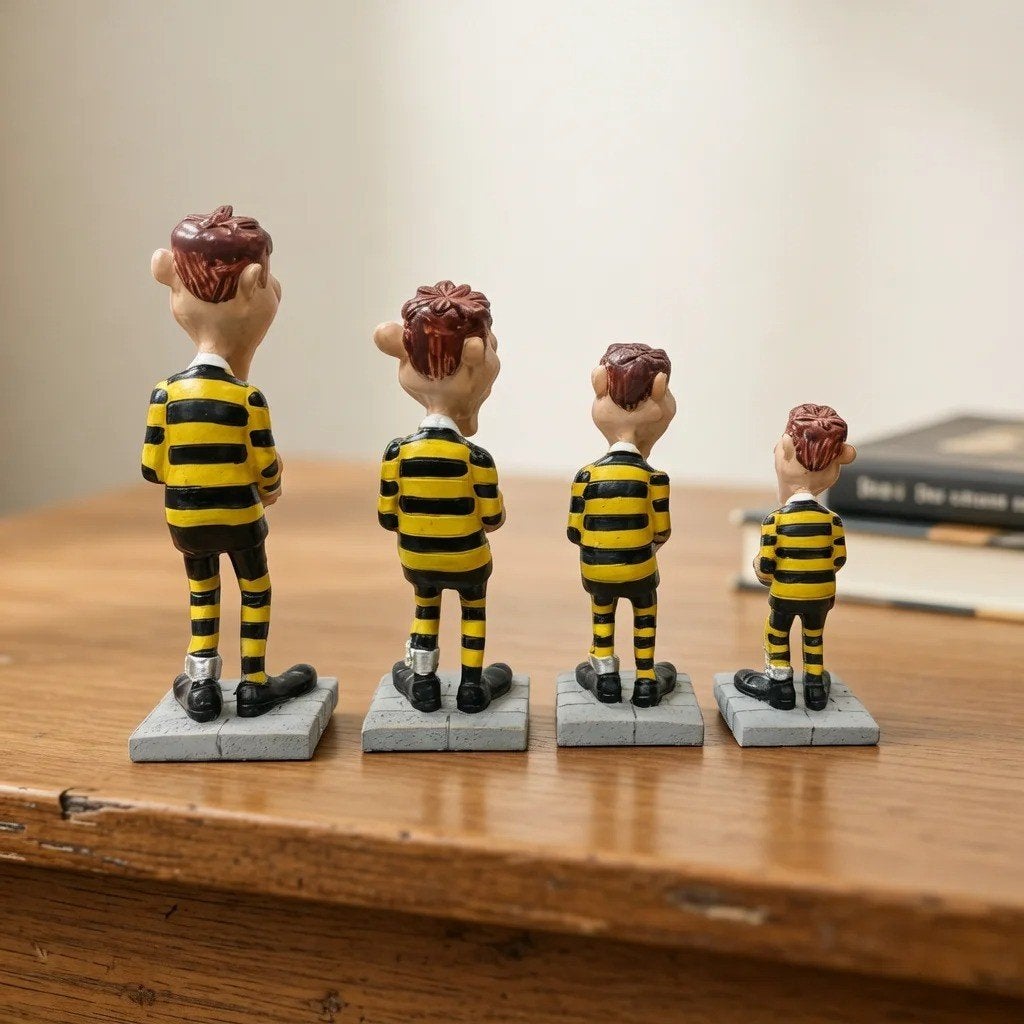 Vintage collectors figuren set The Daltons 4 stuks 10-15.6cm, Verzamelen, Ophalen of Verzenden, Nieuw