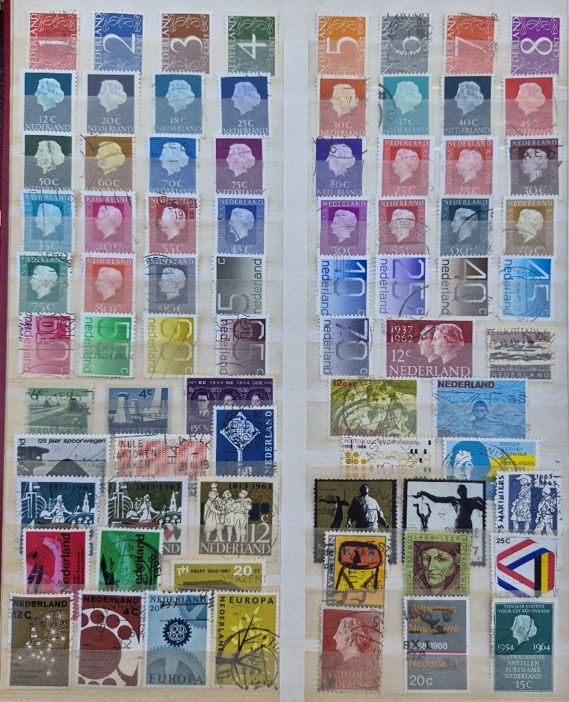 POSTZEGELS NEDERLAND GESTEMPELD, Postzegels en Munten, Verzenden, Na 1940, Gestempeld