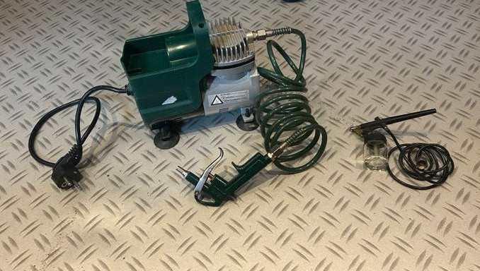 Kleine Compressor van Parkside, Minder dan 25 liter, Ophalen of Verzenden, Gebruikt, Minder dan 200 liter/min