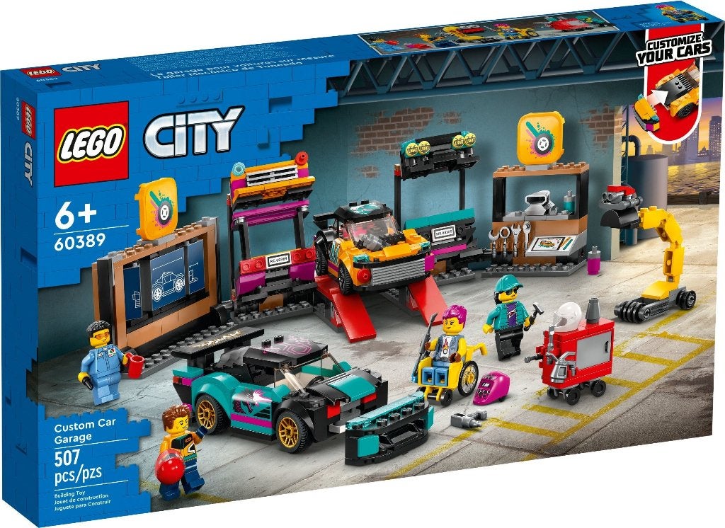 LEGO 60389 CITY - Garage voor aanpasbare auto's (sealed), City, Nieuw, Ophalen of Verzenden, Complete set