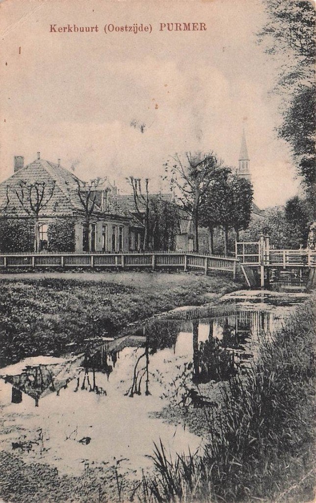 703-018-021 Kerkbuurt (Oostzijde) Purmer, Verzenden, Voor 1920, Noord-Holland