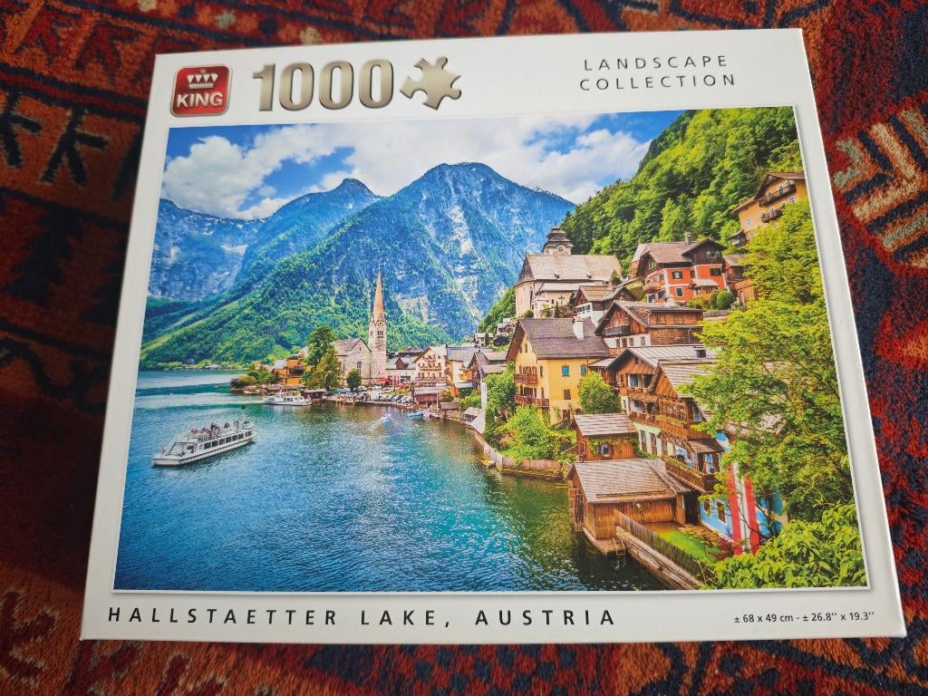 Jigsaw puzzle 1000, Hobby en Vrije tijd, Denksport en Puzzels, Ophalen of Verzenden, 500 t/m 1500 stukjes, Zo goed als nieuw, Legpuzzel