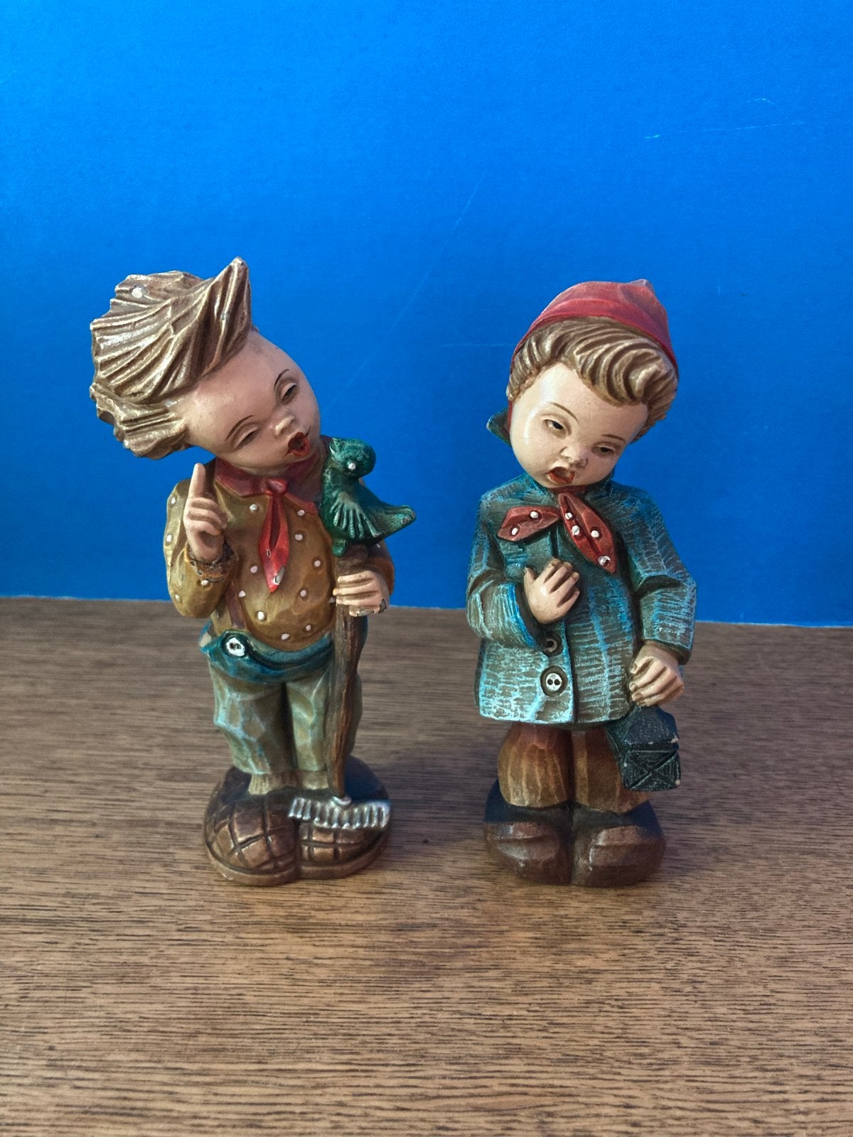 Vintage beeldjes Eig.L.V. - Jongen en meisje, Verzamelen, Ophalen of Verzenden, Gebruikt, Mens