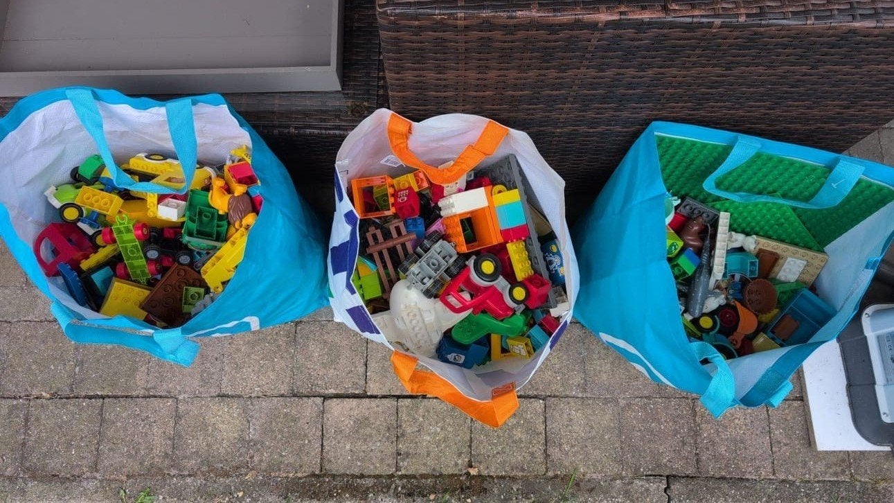 LEGO DUPLO – 17 kg – sets, rails, trein, dieren, Kinderen en Baby's, Speelgoed | Duplo en Lego, Ophalen, Inclusief minifiguren