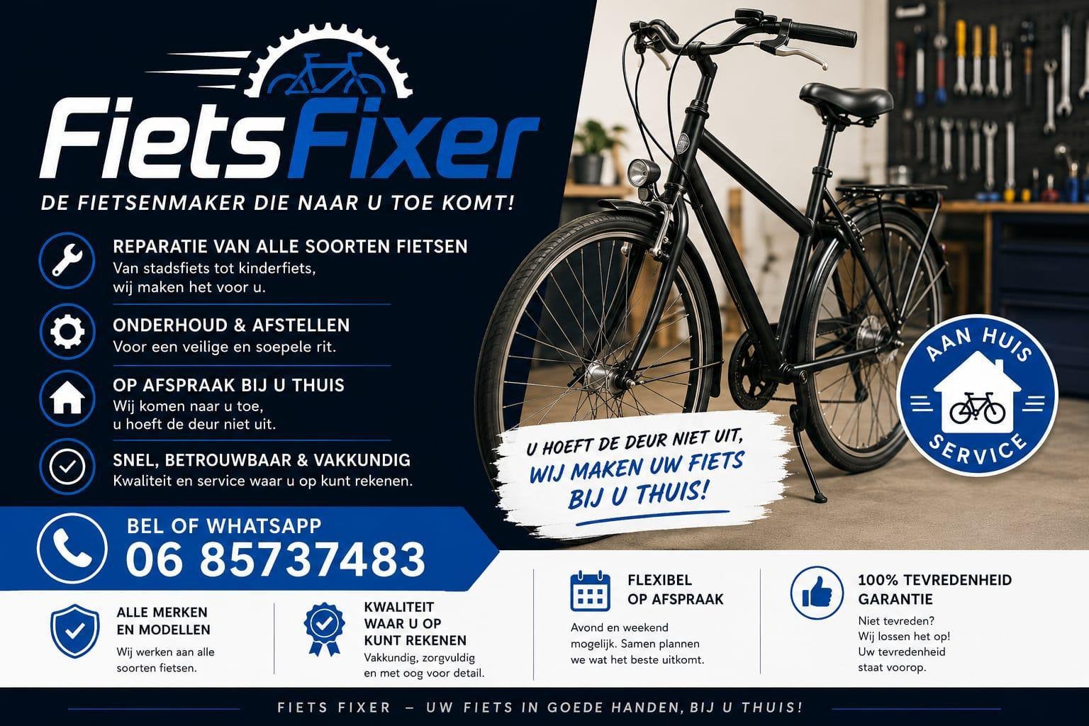 Fietsenmaker, Ophalen