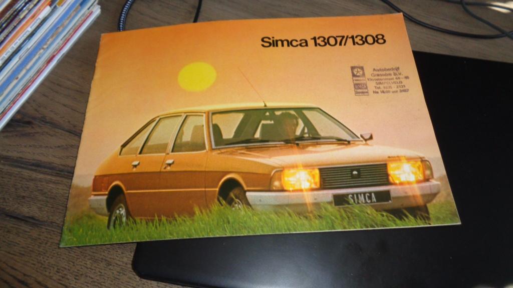 Folder  SIMCA  1307/1308  ,  8-1976, Verzenden, Gelezen, Overige merken