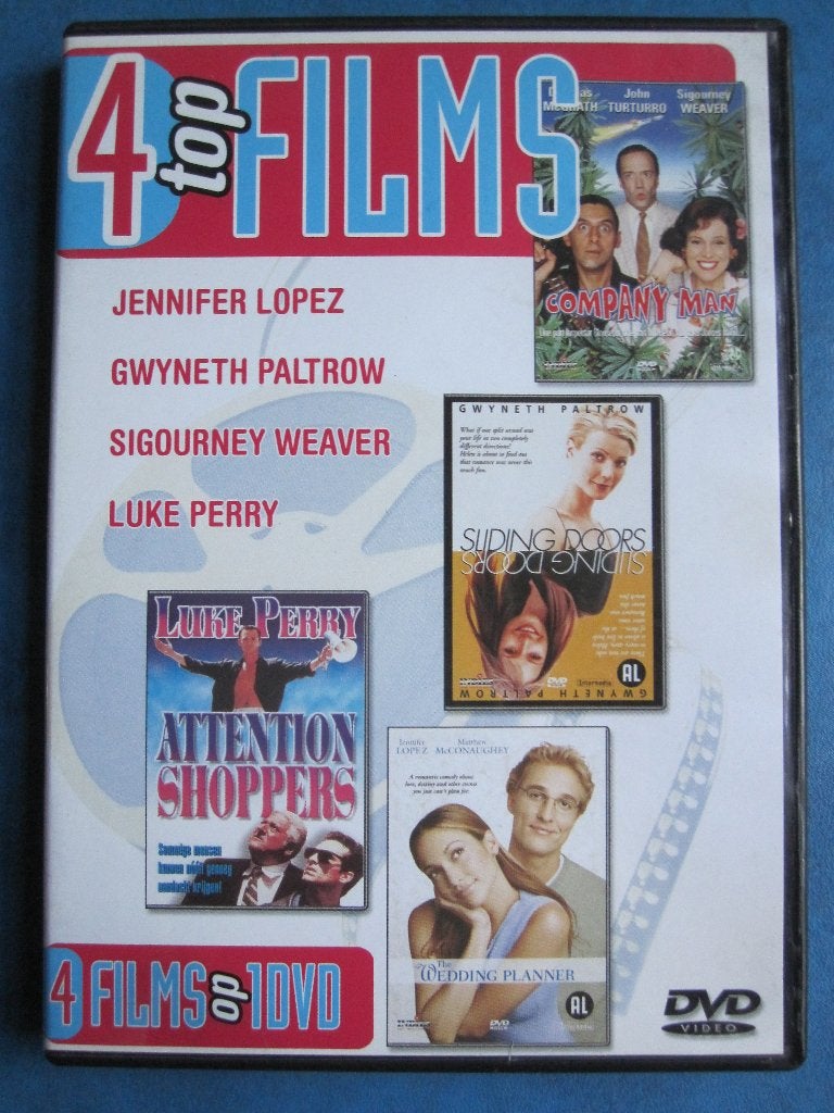 4 Top Films (4 films op 1 DVD), Cd's en Dvd's, Dvd's | Komedie, Engels, Alle leeftijden, Nederlands, Overige genres