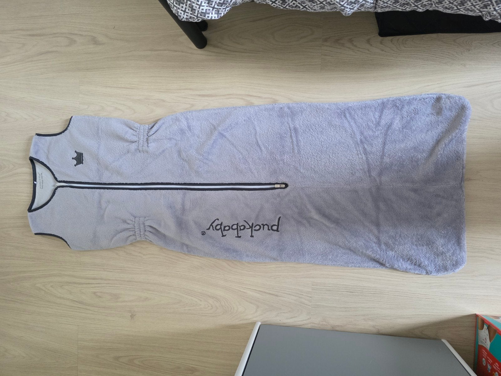 Puckababy Bag slaapzak - grijs, Kinderen en Baby's, Wasbaar, Gebruikt, Puckababy, Ophalen of Verzenden