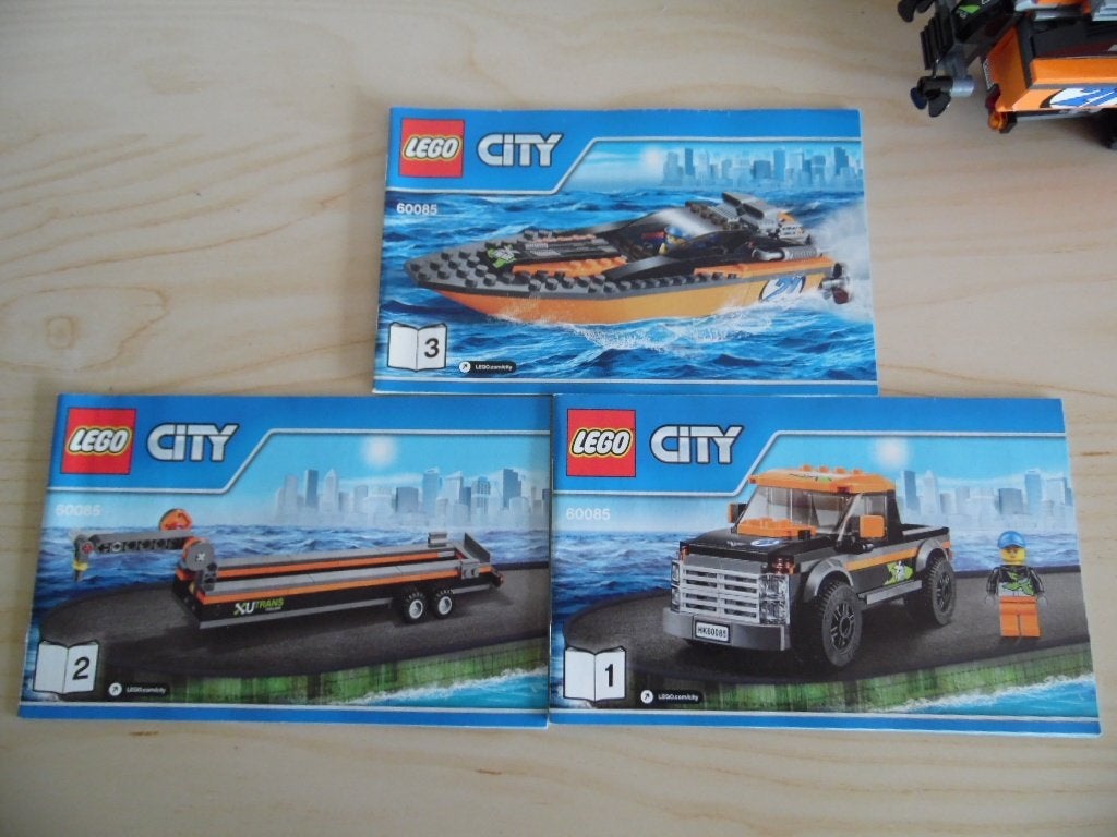 Lego City 60085 4x4 Terreinauto met aanhanger en powerboot, Ophalen, City, Lego, Zo goed als nieuw