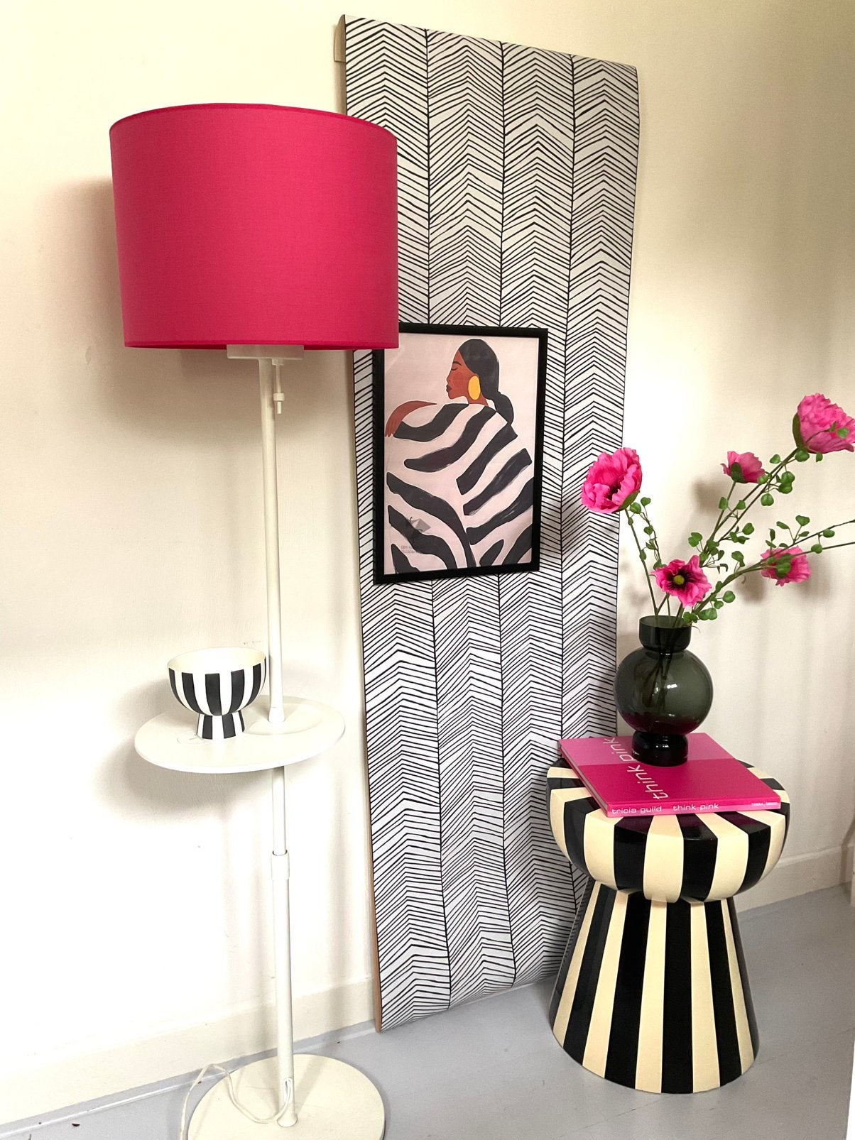 Lampenkap designers guild, Overige kleuren, 25 tot 50 cm, Rond, Nieuw